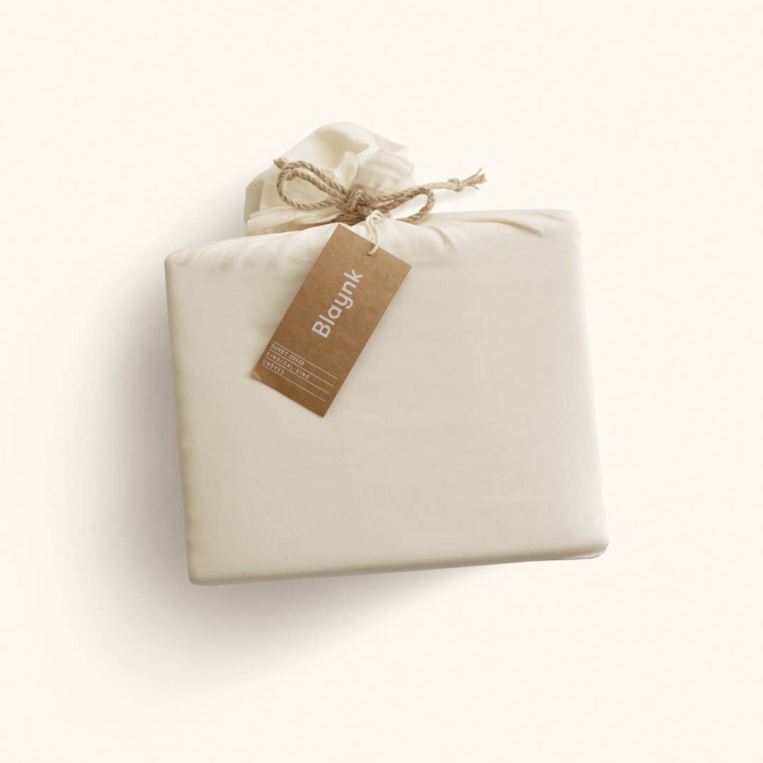 Sheet Set - Organic cotton. No dyes, bleach or chemicals – top-down view