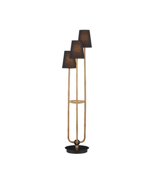 Triptych Floor Lamp - Modern Three-Panel Lighting Design - Urban Ashram