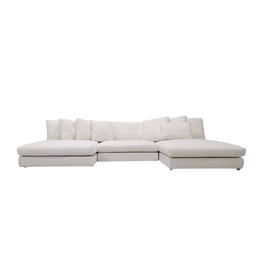 The Heavenly White Modular Sectional - Urban Ashram