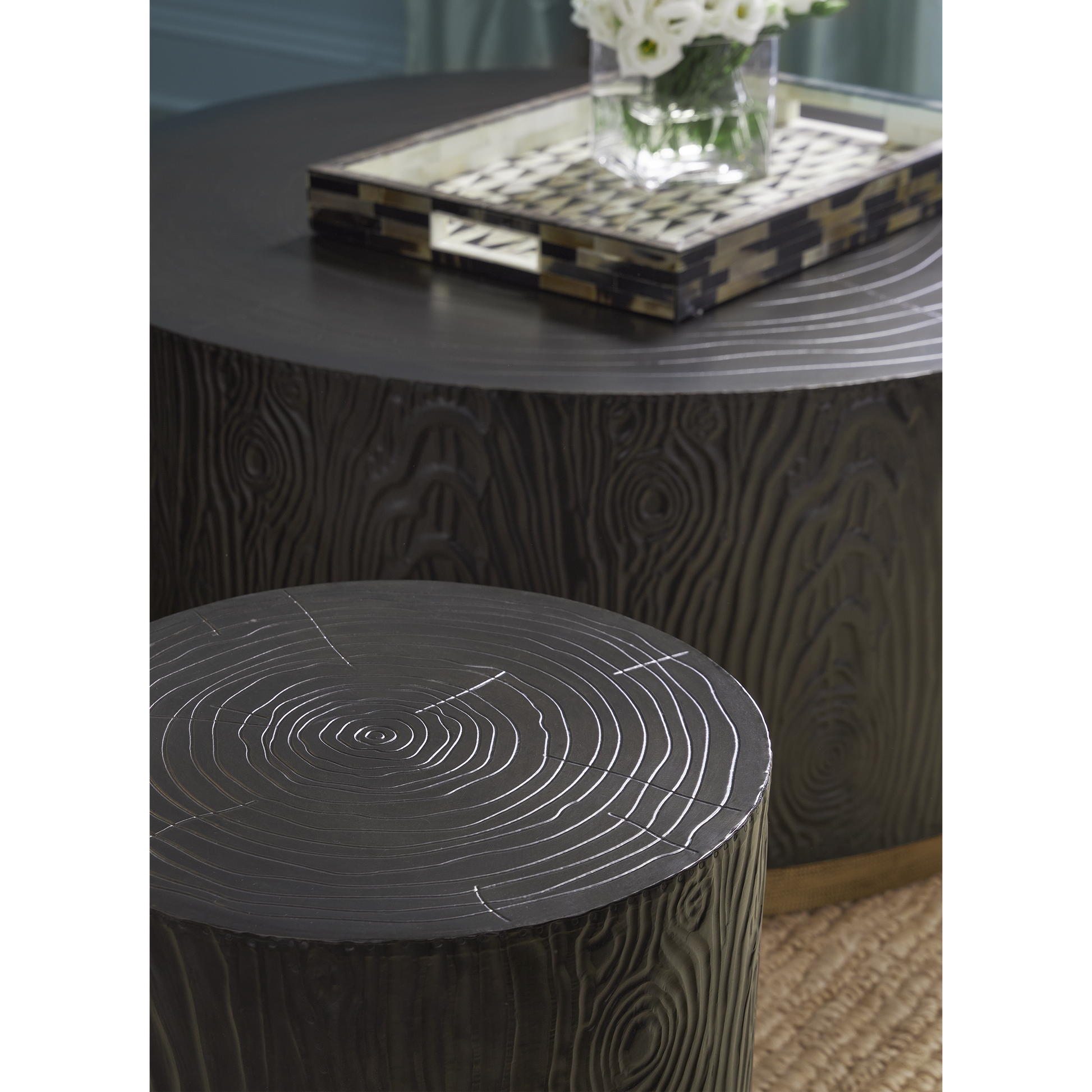 Terra Accent Table - Rustic Modern Side Table - Urban Ashram