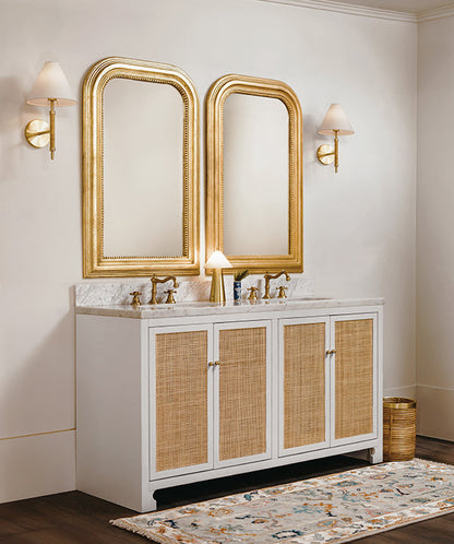 Bath Vanity With Cane Front Doors