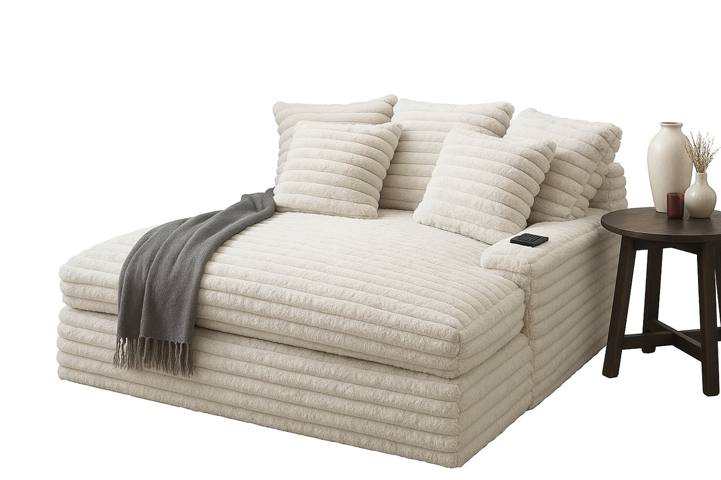 Oasis Oversized Snuggle Chaise | Luxury Lounger with Smart Features and Premium Comfort - Urban Ashram