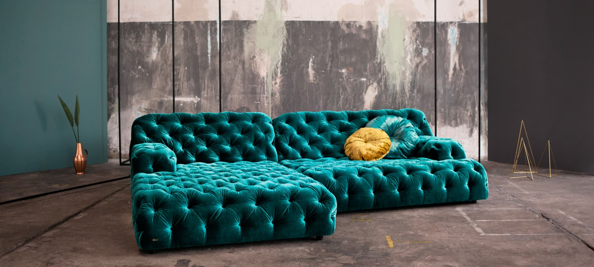 Coco Miralda Chesterfield Sofa - Urban Ashram