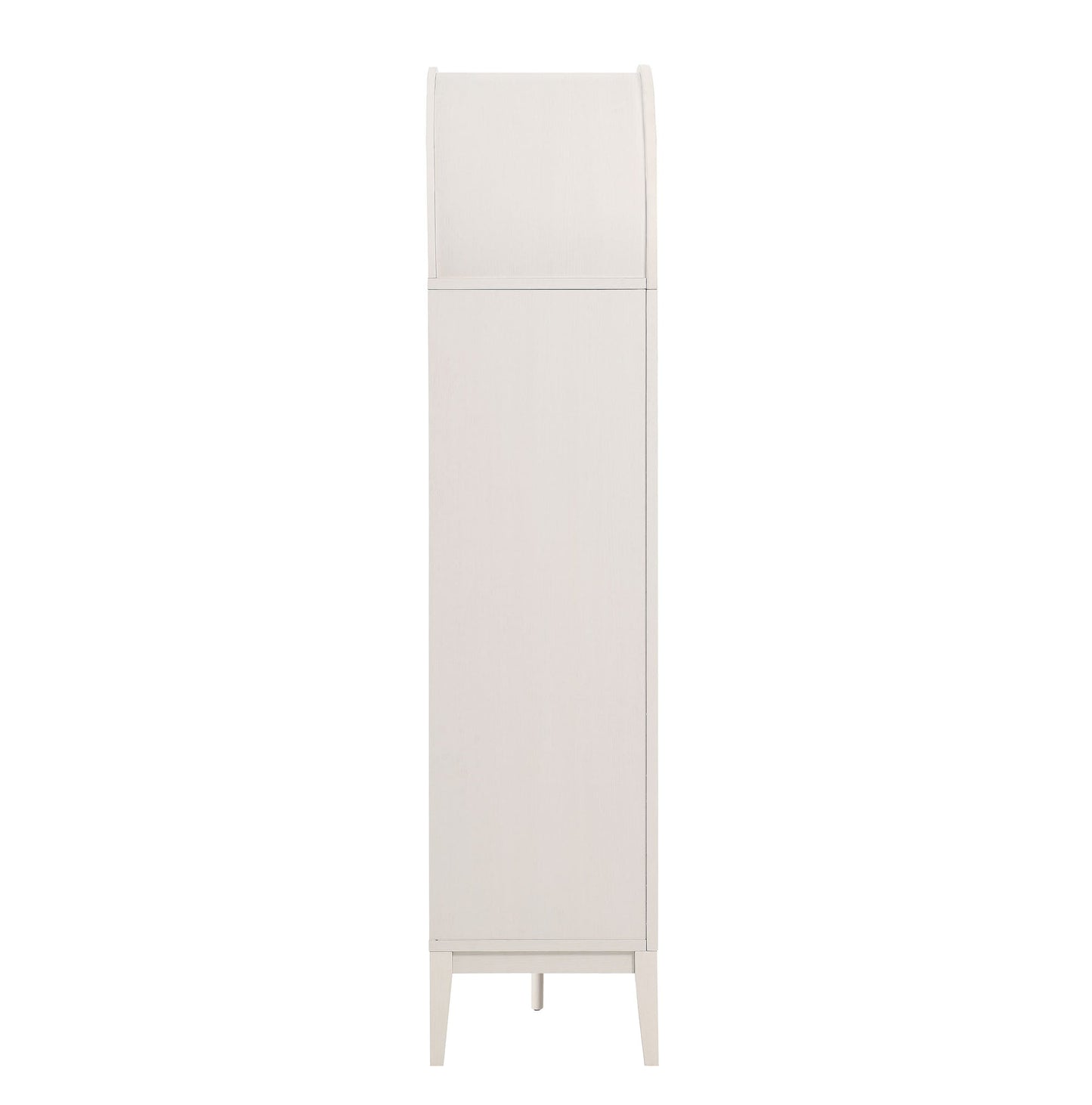 Nolan 74" Tall Arched Storage Display Cabinet Bookshelf - Urban Ashram