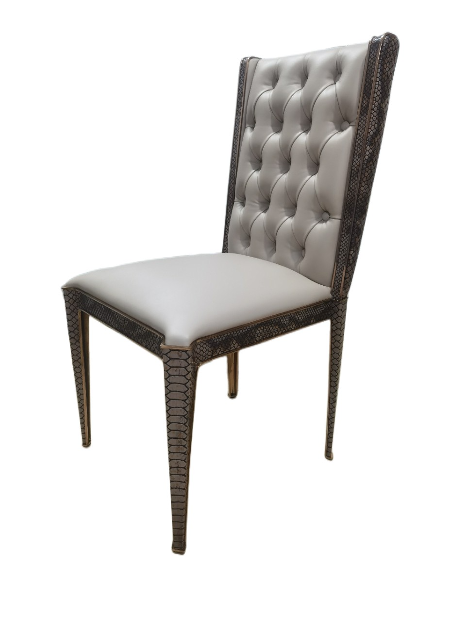 Le Surreal Croc Suede Dining Chair - Urban Ashram