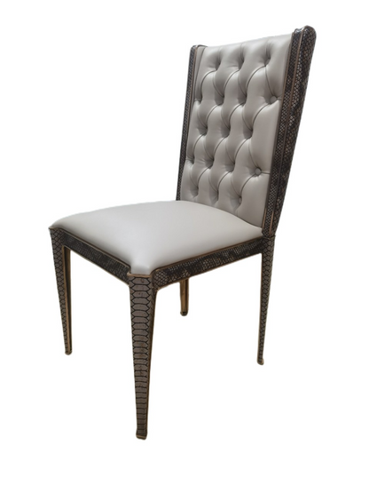 Le Surreal Croc Suede Dining Chair - Urban Ashram