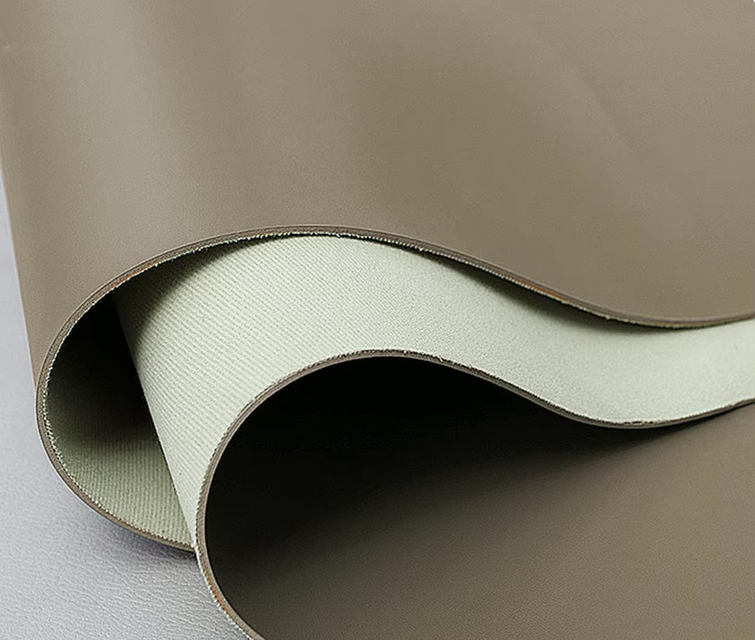 Arden Saddle Leather Executive Desk – close-up detail