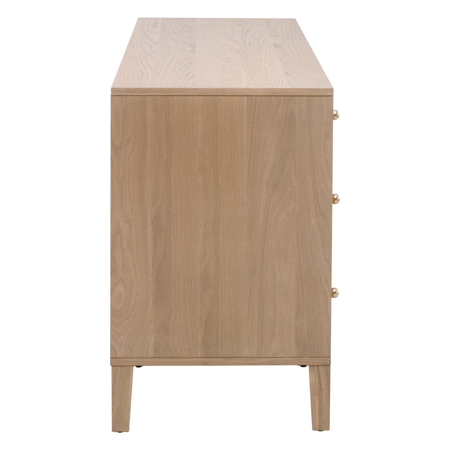 Highland 8-Drawer Double Dresser, Natural Oak