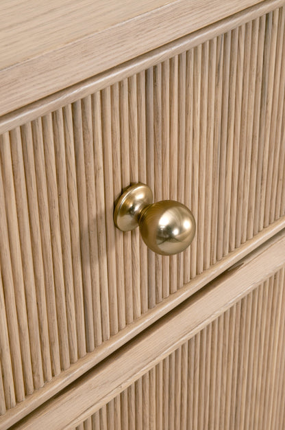 Highland 8-Drawer Double Dresser, Natural Oak
