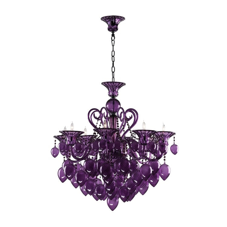 Bella Murano Chandelier – top-down view