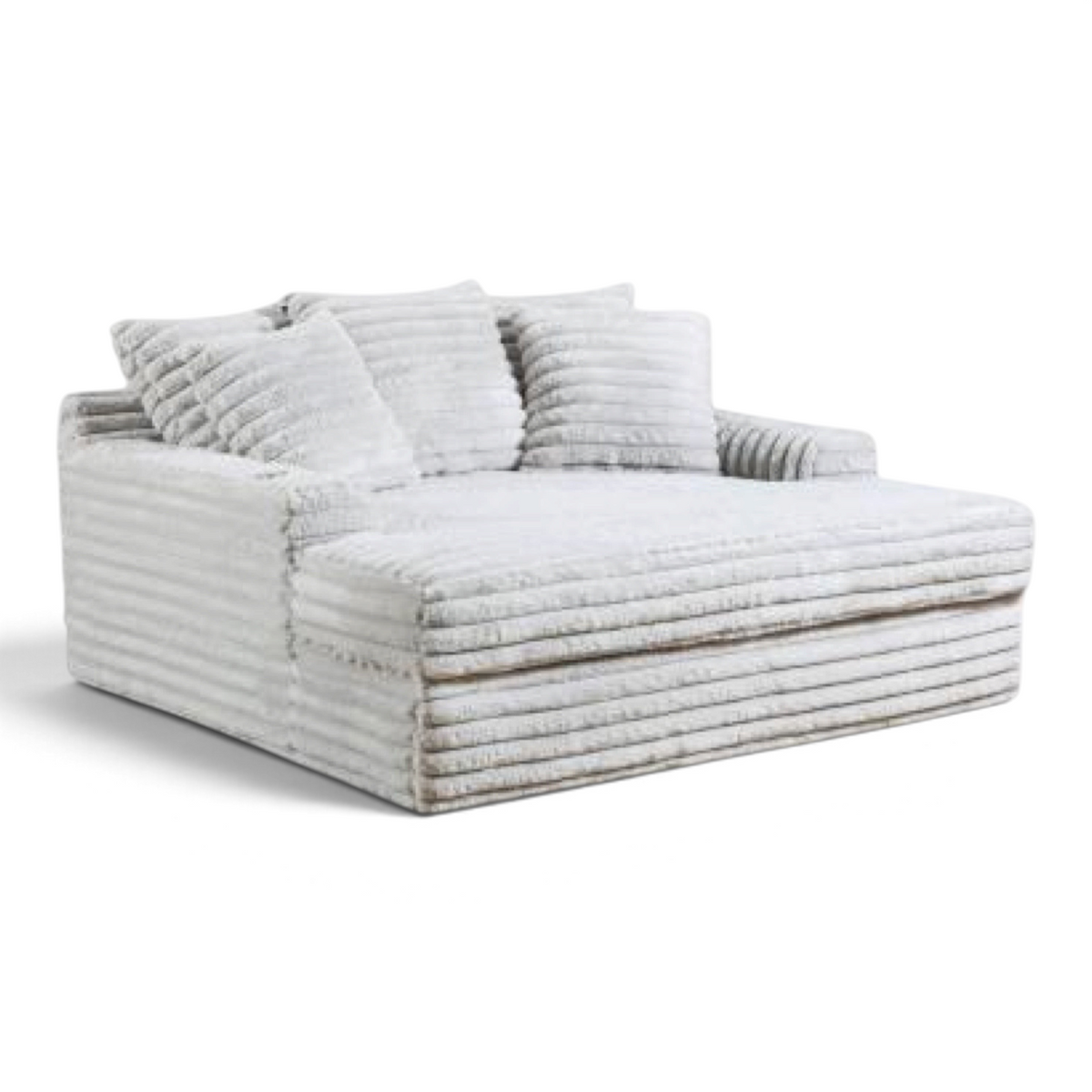 Oasis Oversized Snuggle Single Chaise | Luxury Lounger with Smart Features and Premium Comfort – front view