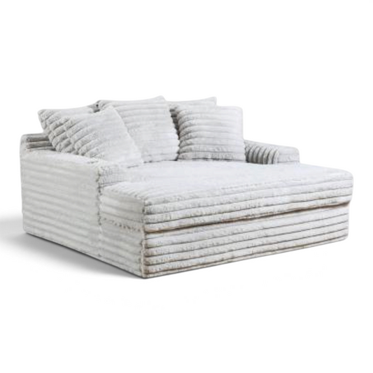 Oasis Oversized Snuggle Single Chaise | Luxury Lounger with Smart Features and Premium Comfort – front view