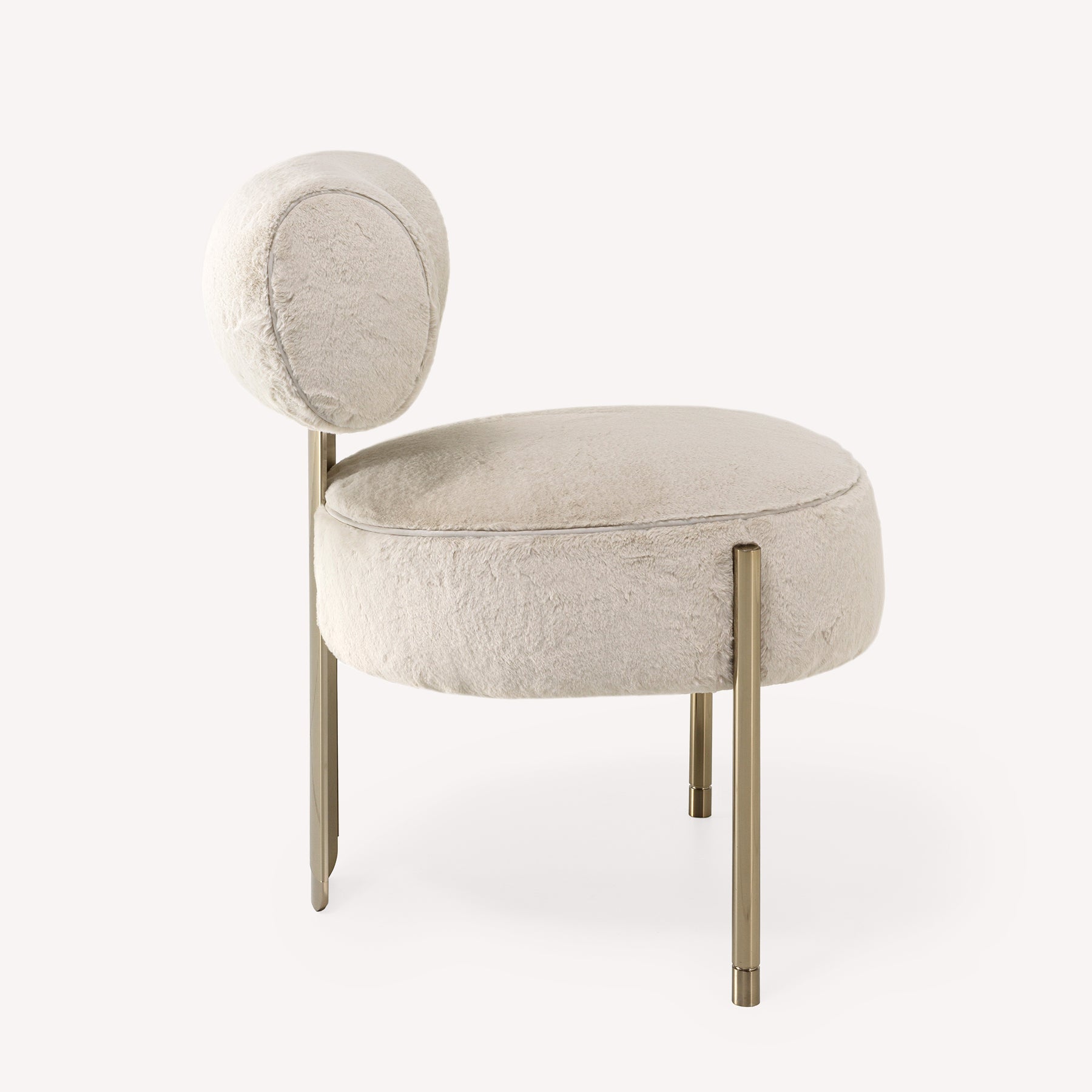 Verona Ivory Chair – angled view