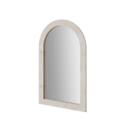 Limestone Oversize Limestone Long Floor Mirror – Modern Full-Length Rectangle Mirror with Natural Stone Frame Mirror - Urban Ashram