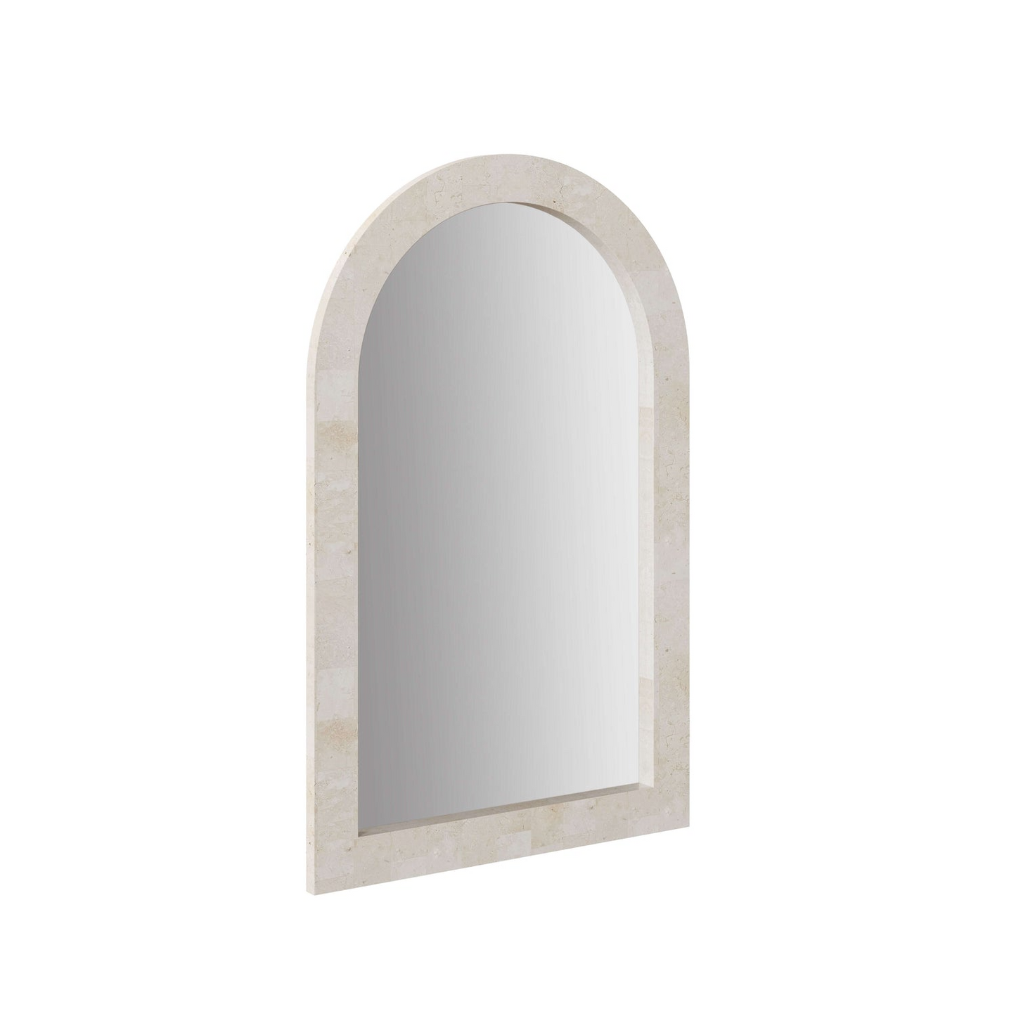Limestone Oversize Limestone Long Floor Mirror – Modern Full-Length Rectangle Mirror with Natural Stone Frame Mirror - Urban Ashram