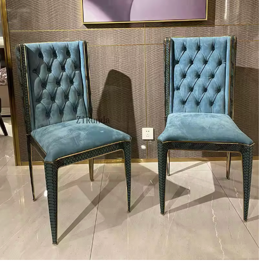 Le Surreal Croc Suede Dining Chair