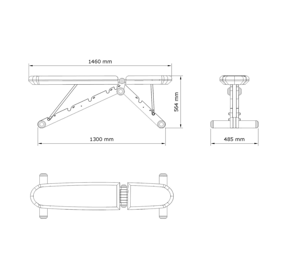 ASCEND Advanced Strength Gym Weight Bench