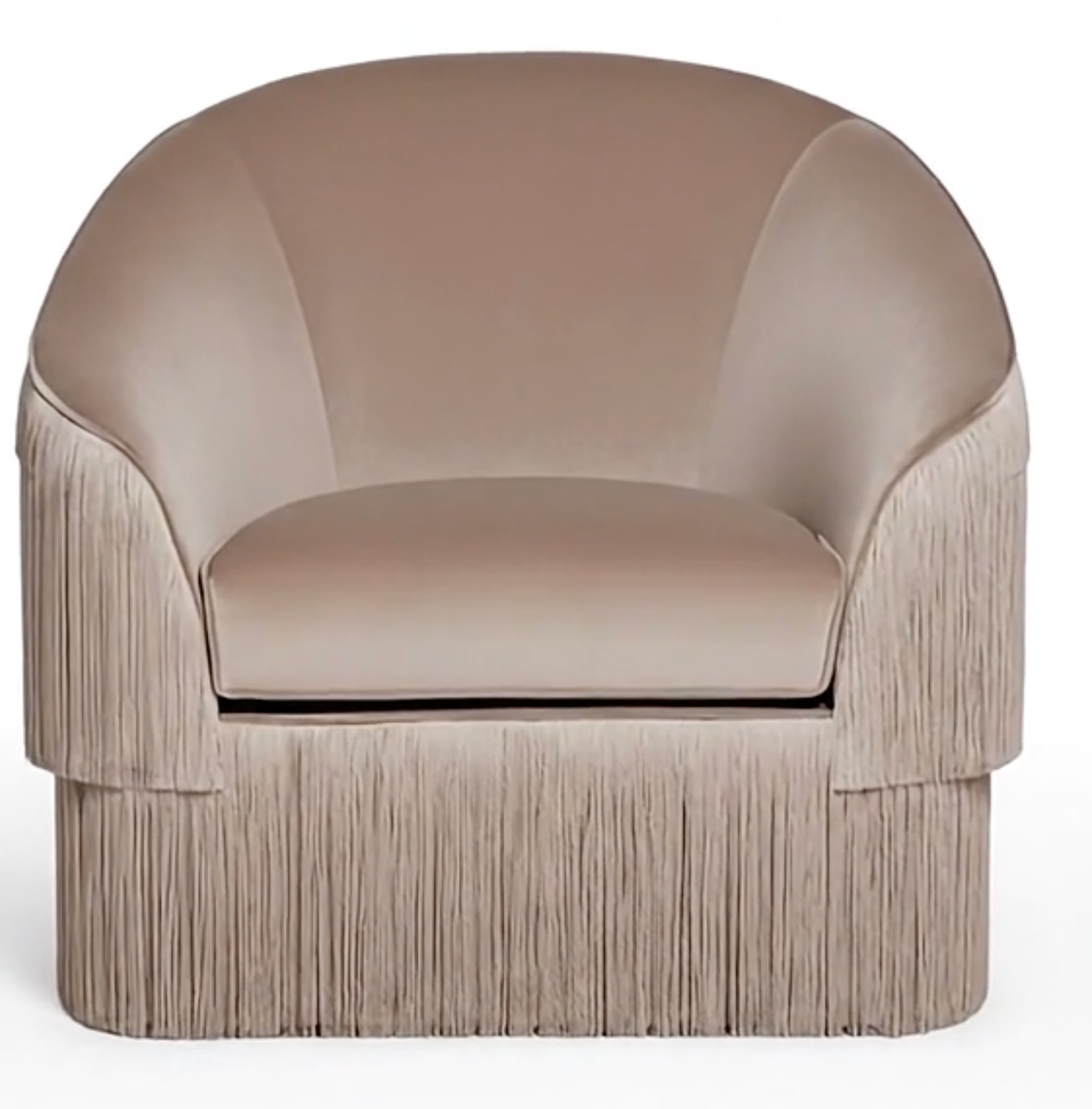 Atelier Fringe Armchair – top-down view