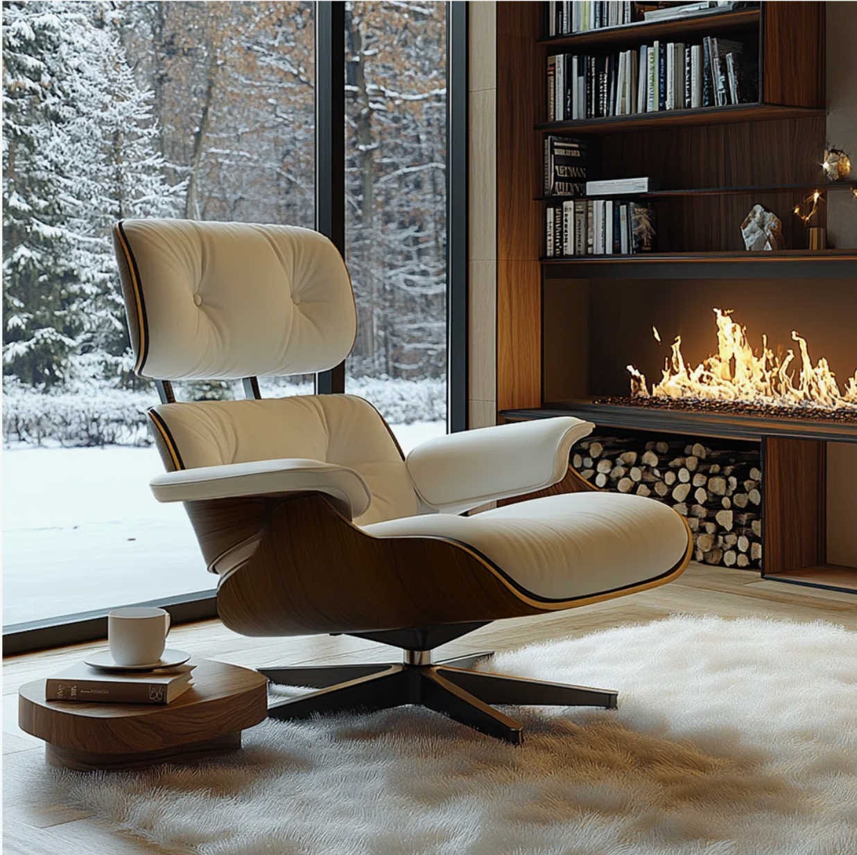 Eames Mid Century Gentleman's Lounge Chair