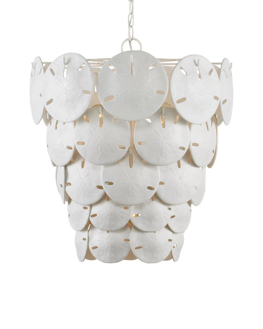 Tulum White Chandelier - Elegant Bohemian Lighting - Urban Ashram