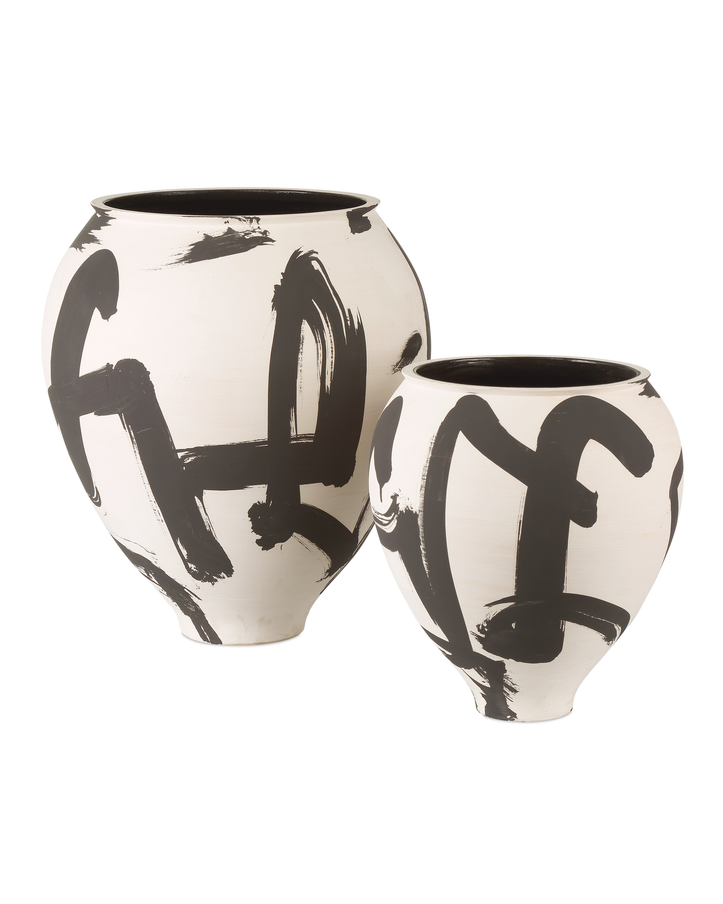 Kenzo Large Ceramic Vase - Contemporary Decorative Accent - Urban Ashram
