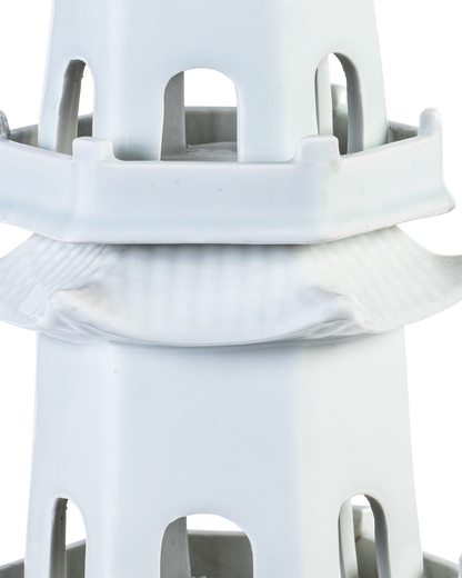 White Tower of Enlightenment - Modern Sculptural Decor - Urban Ashram