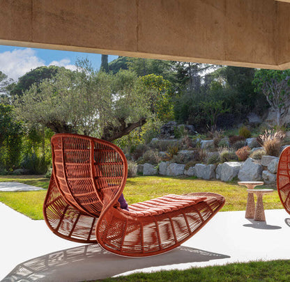 Panama Rocking Outdoor Sunbed – detail close-up