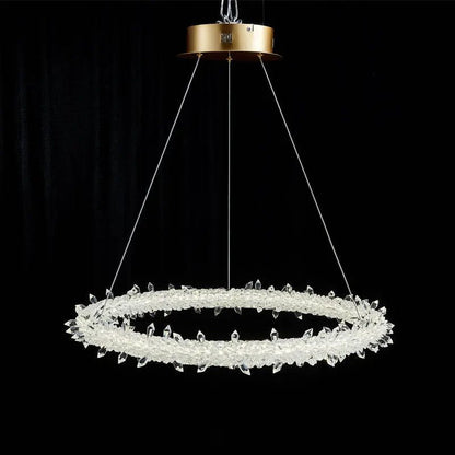 Artemis Crystal Ring LED Chandelier - Urban Ashram