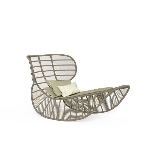 Panama Rocking Outdoor Sunbed – front view