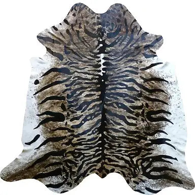 Tiger Jawa Cowhide Hand-Finished Luxe Hide Rug - Urban Ashram