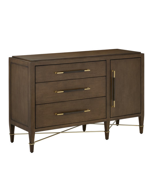 Verona Chanterelle Three-Drawer Chest - Elegant Storage Solution - Urban Ashram