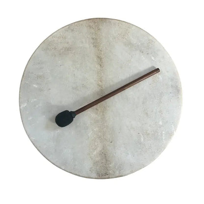 Gaia Ritual Drum with Display Stand – angled view