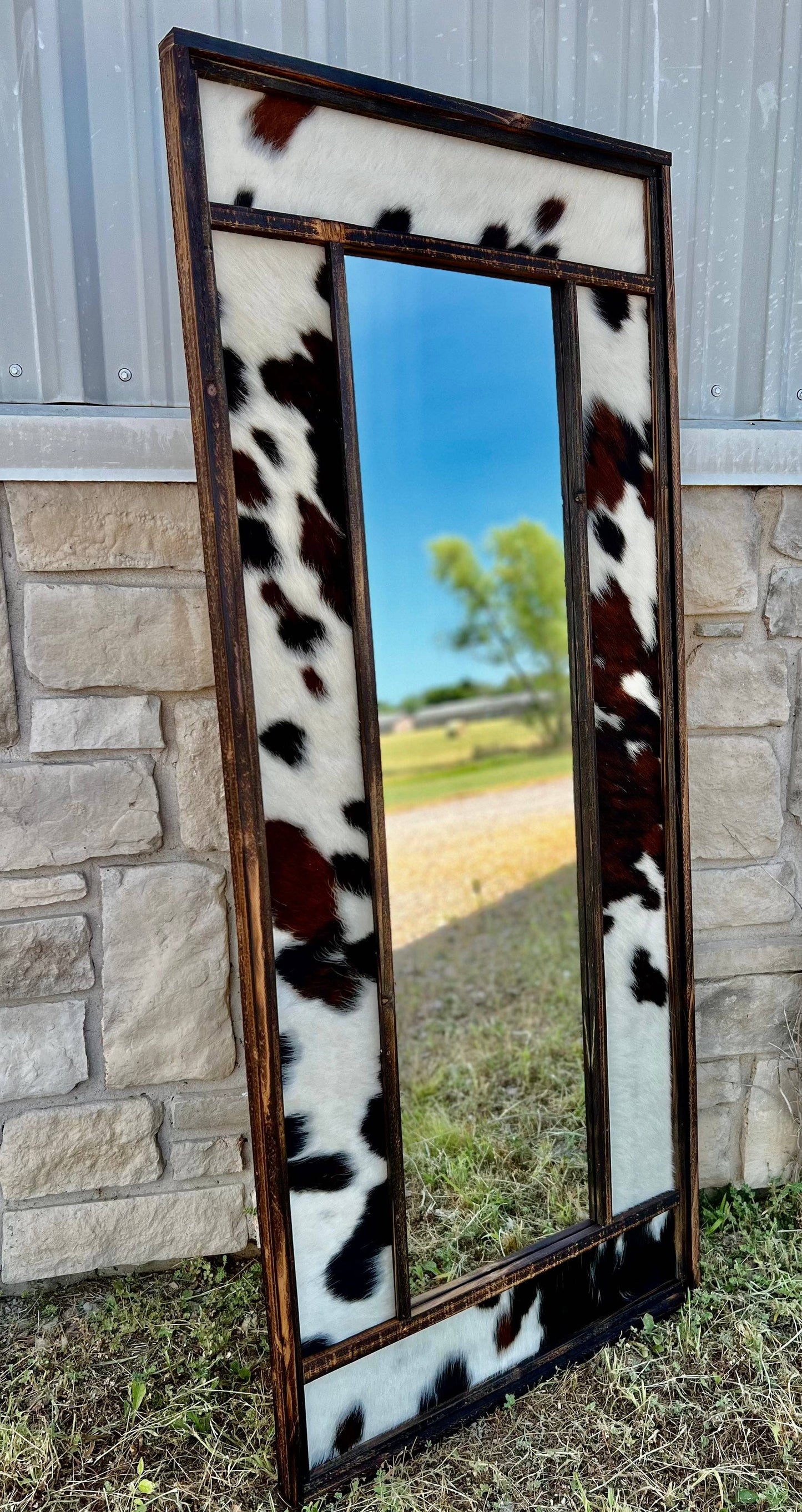 Cowhide Body Mirrors - Urban Ashram