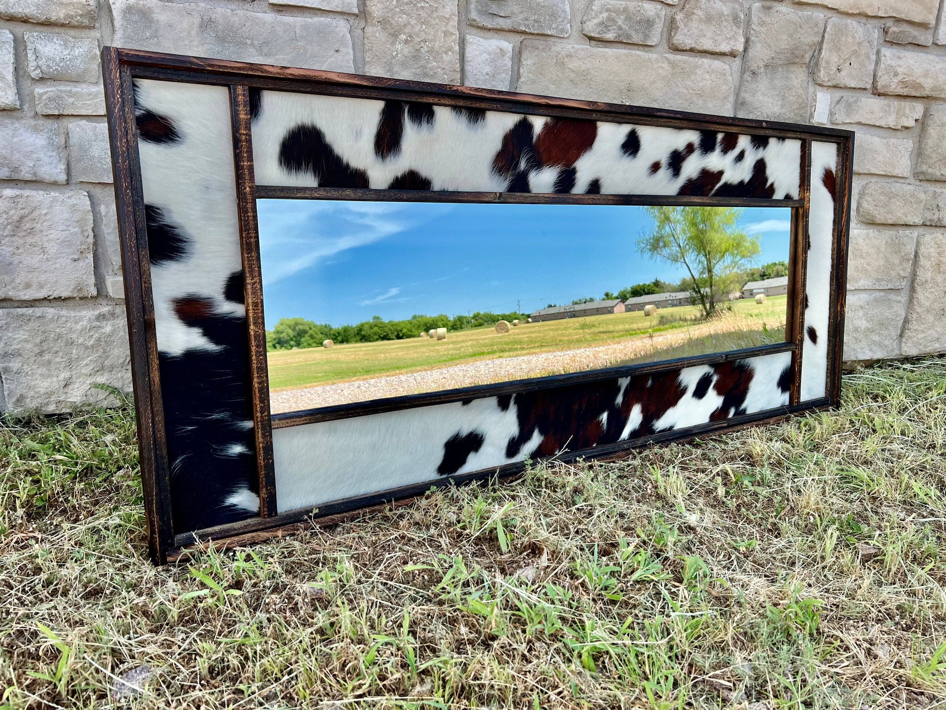 Cowhide Body Mirrors - Urban Ashram