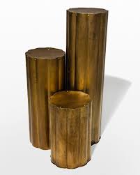 Petra Brass Clover Accent Table - Urban Ashram