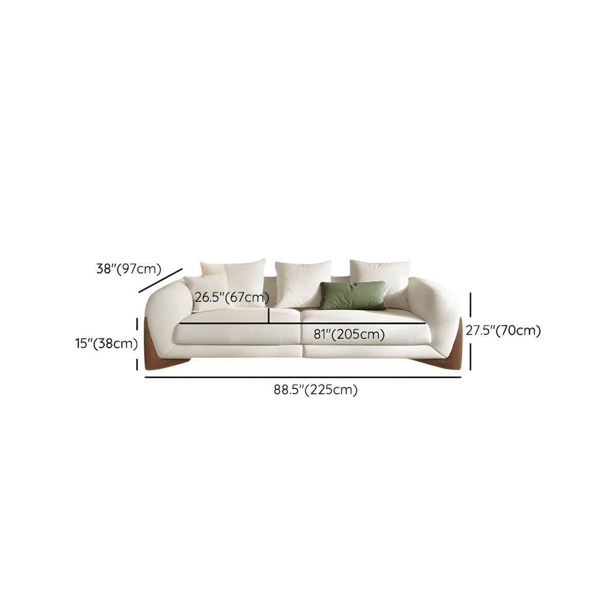 Kelly Bouclé Sofa - Urban Ashram