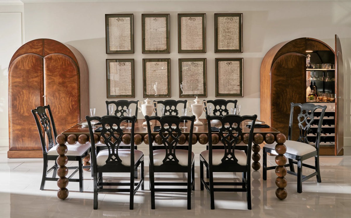 Orb Rectangular Dining Table – styled environment