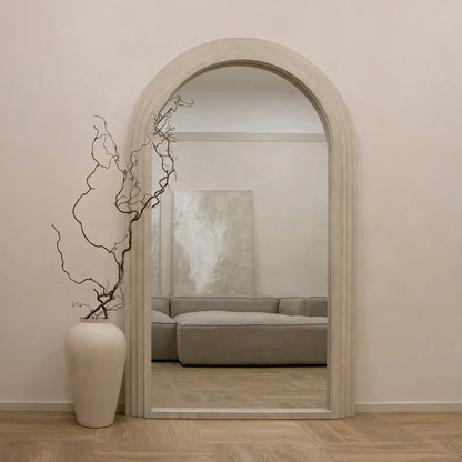 Artemis Full Length Concrete Mirror