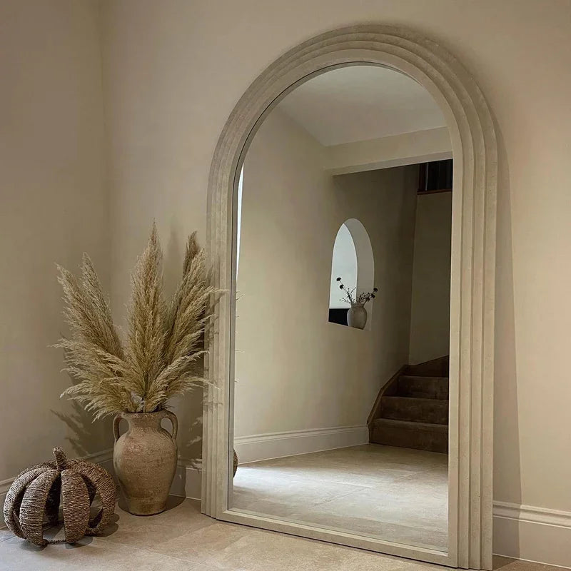 Artemis Full Length Concrete Mirror