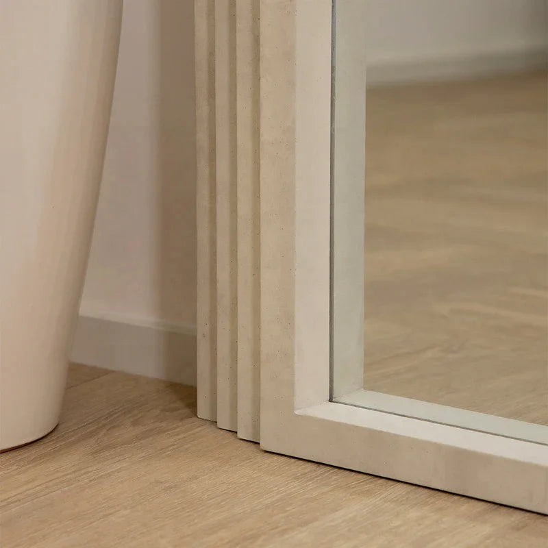 Artemis Full Length Concrete Mirror