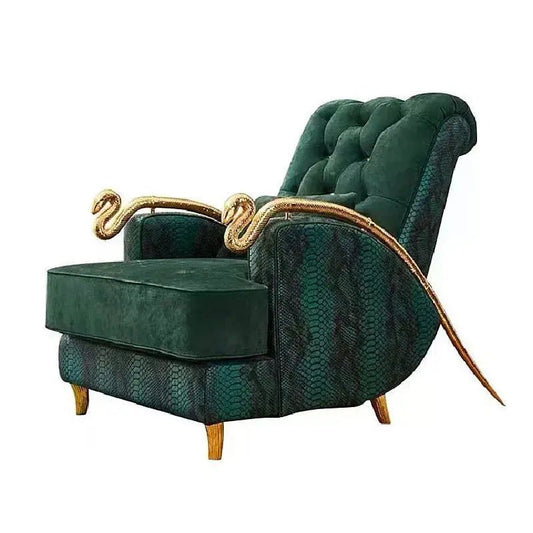 Mid-Century Serpent Arm Chair - Urban Ashram