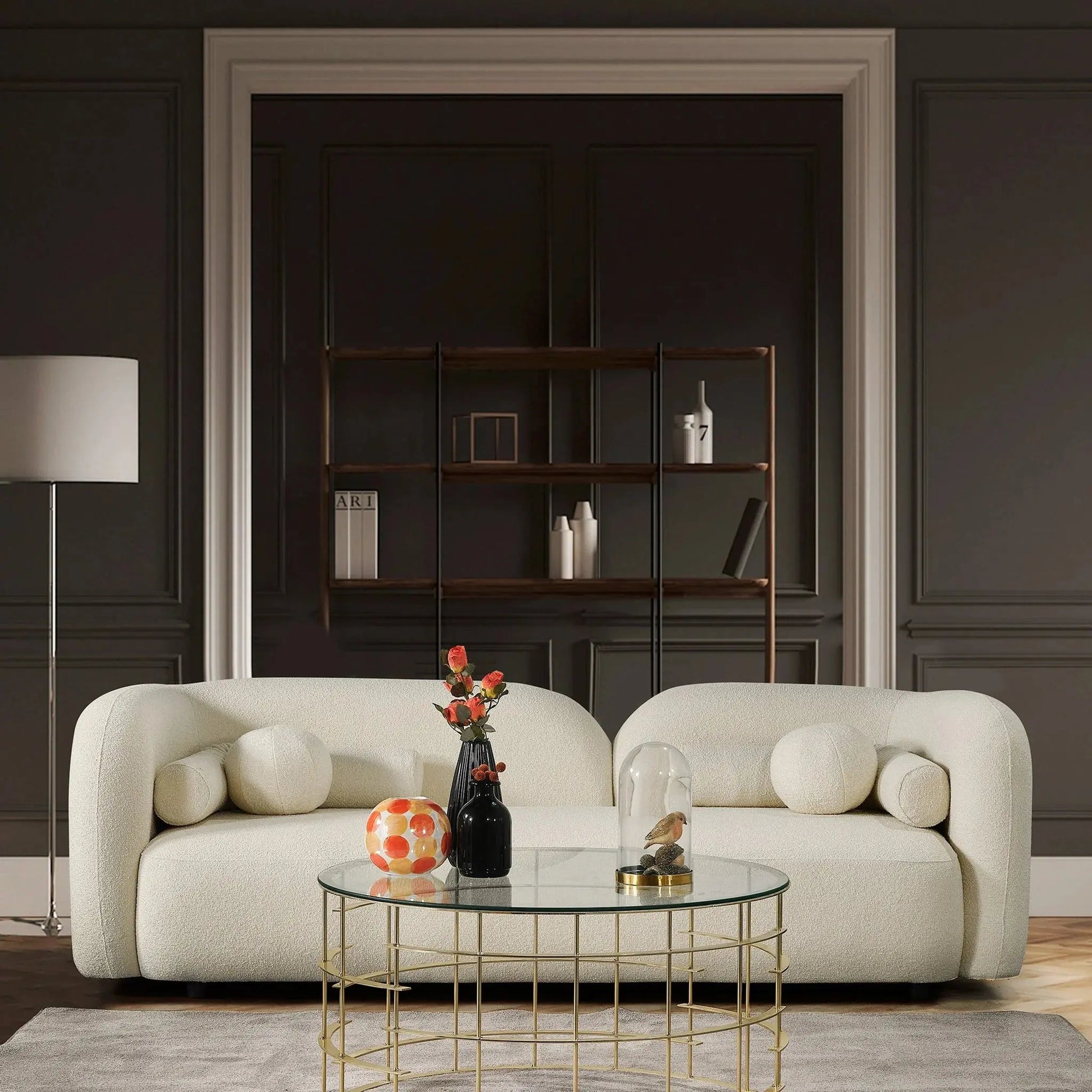 Bacio Bouclé Sofa - Urban Ashram