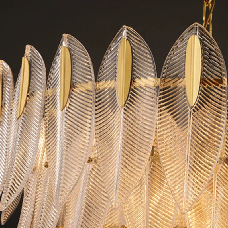 Normandie Art Deco Glass Chandelier - Urban Ashram