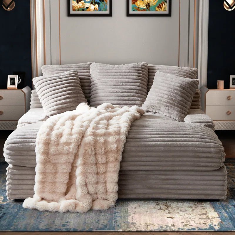 Oasis Oversized Snuggle Single Chaise | Luxury Lounger with Smart Features and Premium Comfort – alternate angle