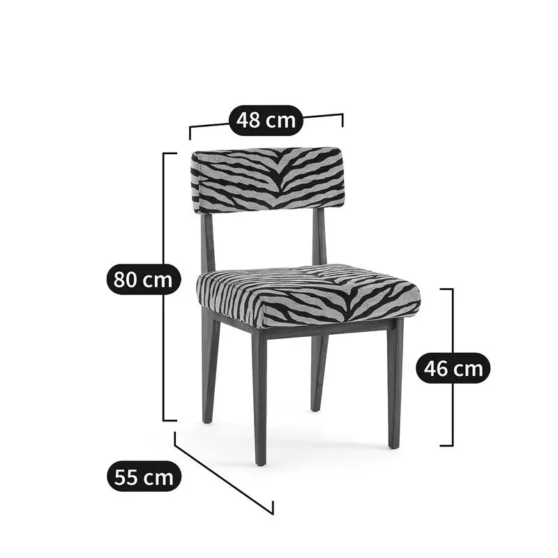 Savannah Stripes Dining Chair - Urban Ashram