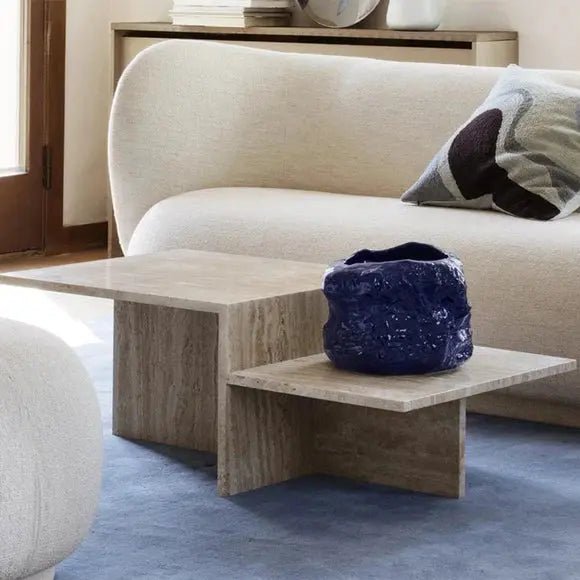 Sensei Travertine Coffee Table - Urban Ashram