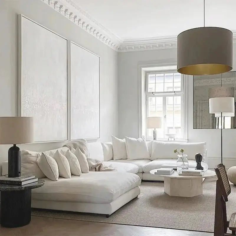 The Heavenly White Modular Sectional - Urban Ashram