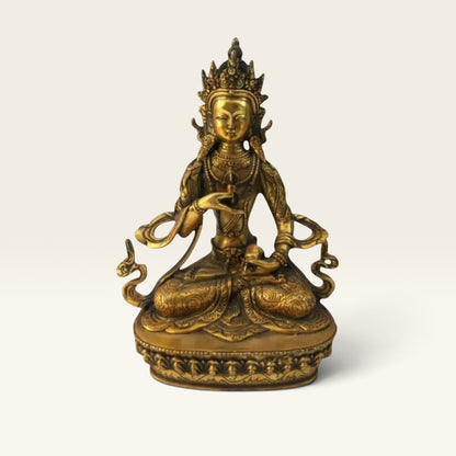 Vajradhara Copper Tibetan Buddha Statue