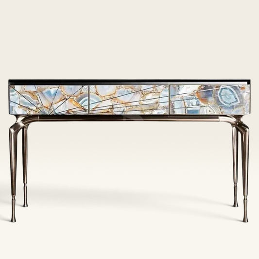 Gemstone Console Table