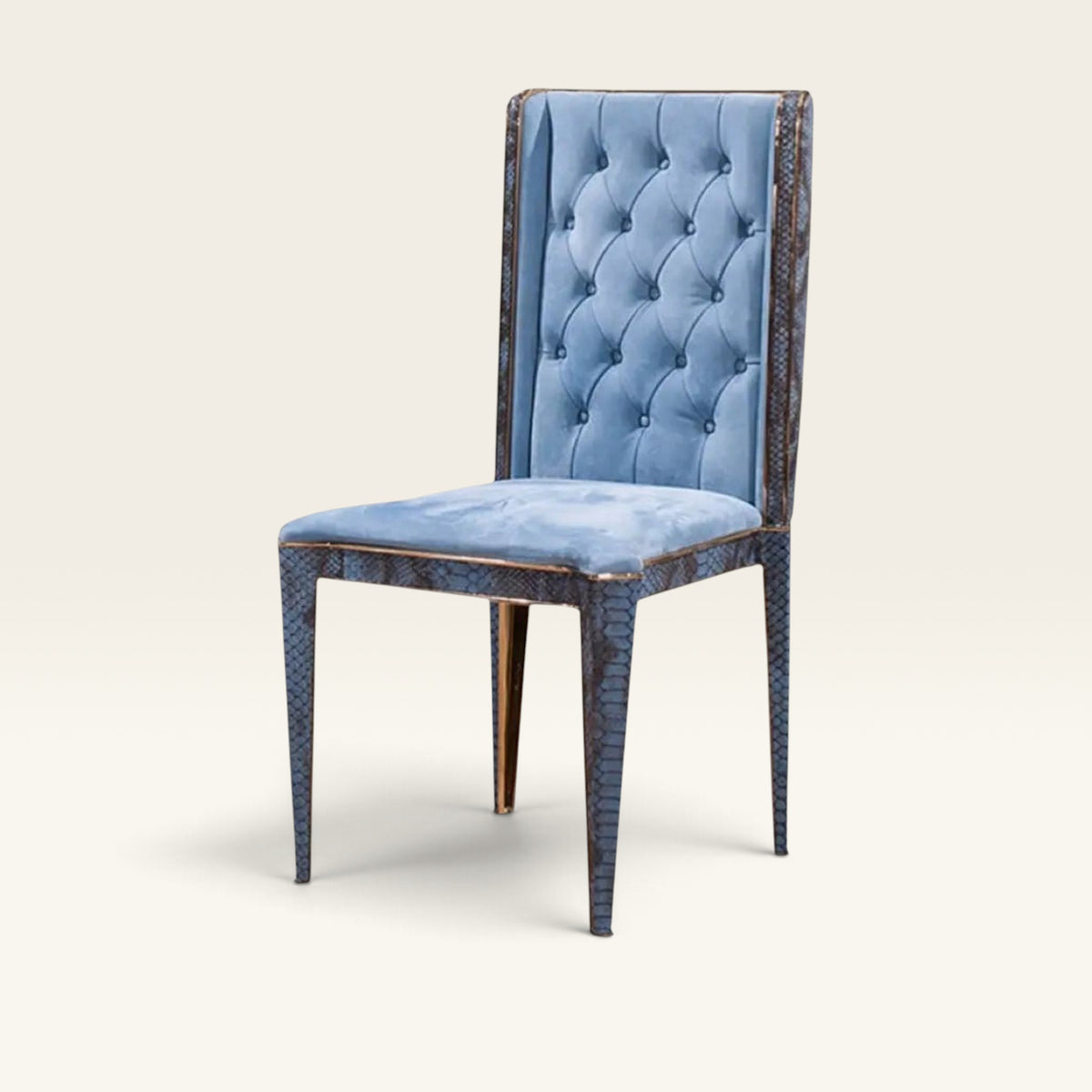 Le Surreal Croc Suede Dining Chair
